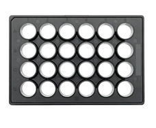 德國(guó)艾本德(Eppendorf)Cell Imaging Plates，帶板蓋，黑色底透，平底無菌、無熱原,無RNase和DNase,無人類和細(xì)菌DNA。無細(xì)胞毒素,24孔細(xì)胞成像培養(yǎng)板,25μm薄膜